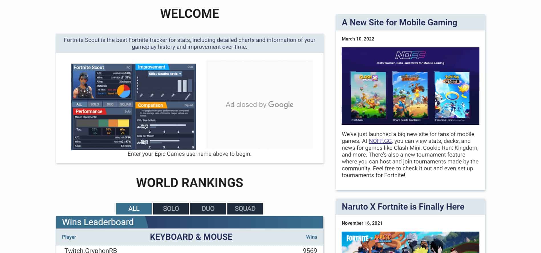 Best Fortnite Tracker Websites