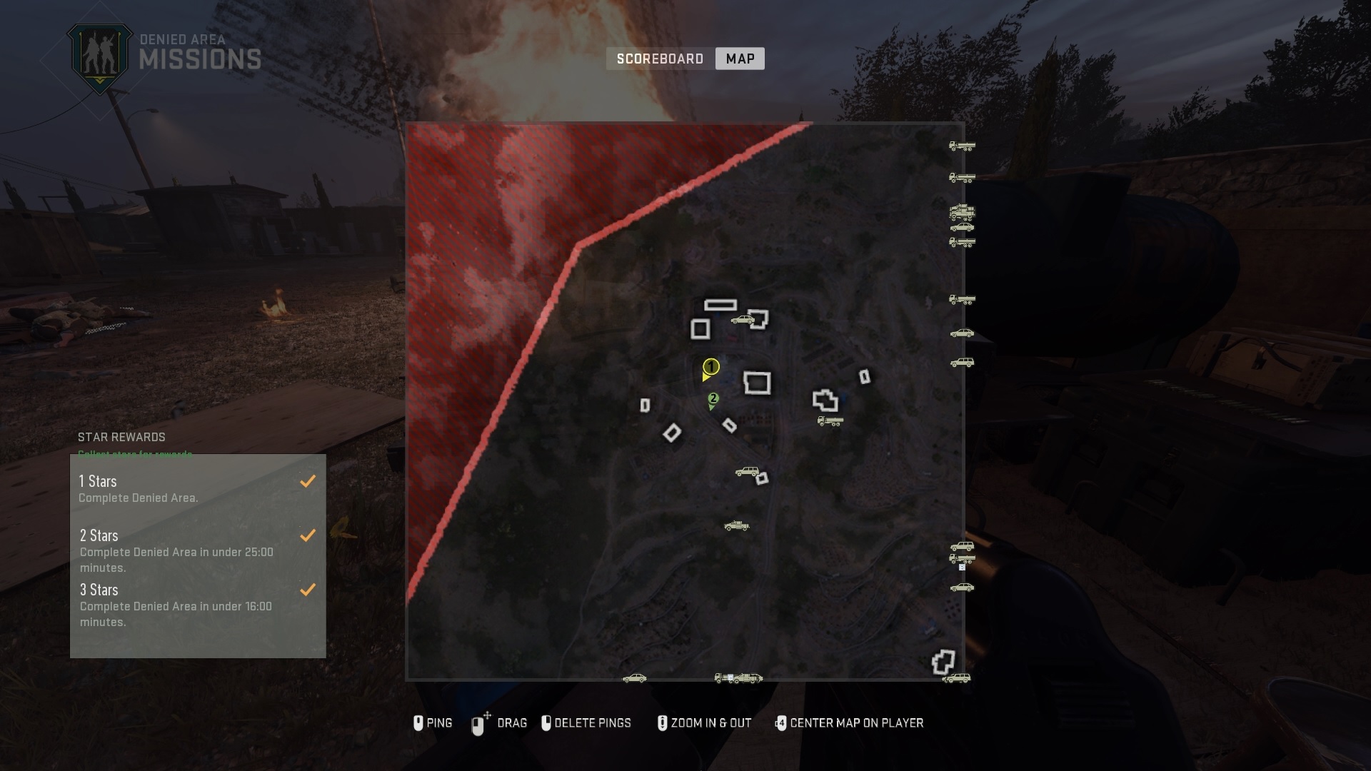 Intel Map Denied Area