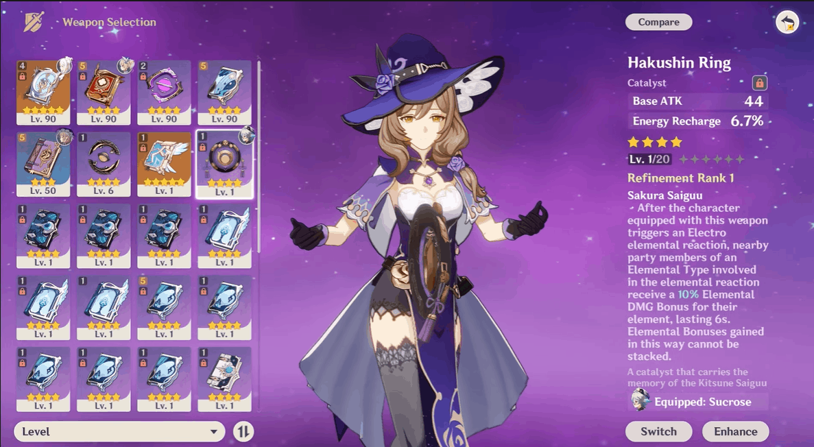 How To Unlock All Craftable Weapons In Genshin Impact's Inazuma