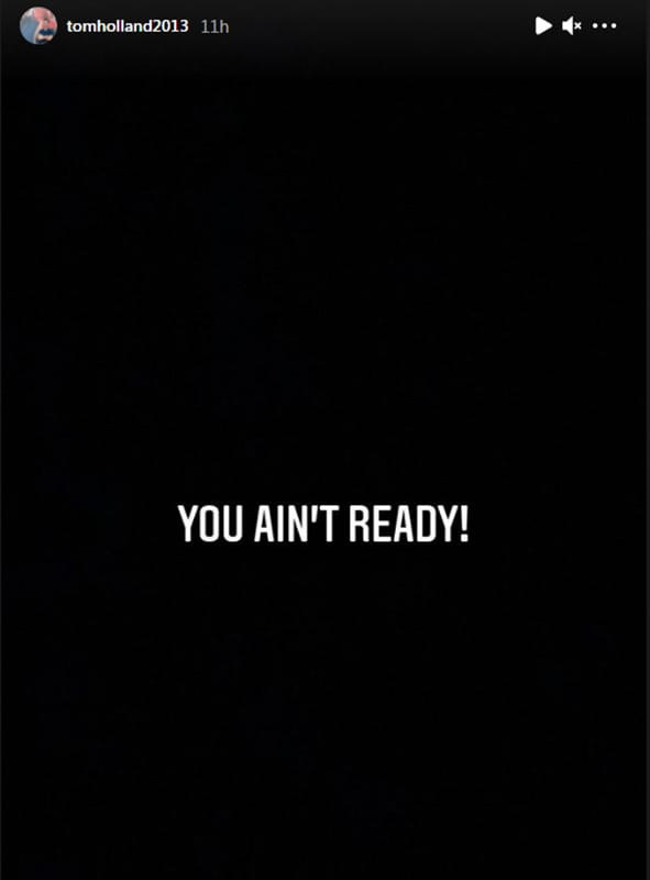 Instagram story after the trailer leak. (Image: Instagram)