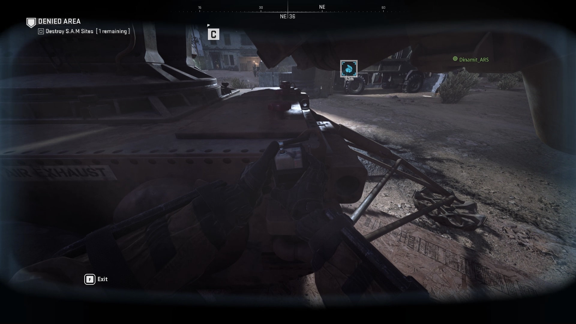 Planting Sam Site C Denied Area