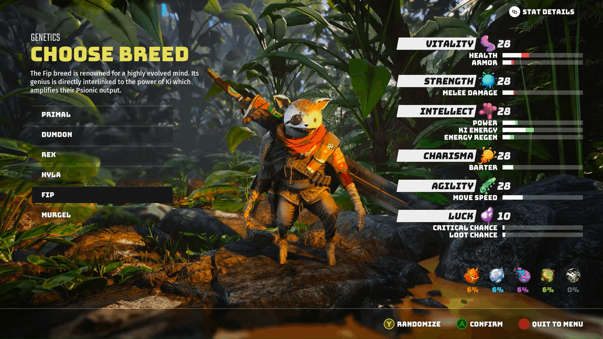 Breeds, Classes & Genetics Of Biomutant: How To Choose The Best Biomutant Class For Your Playstyle