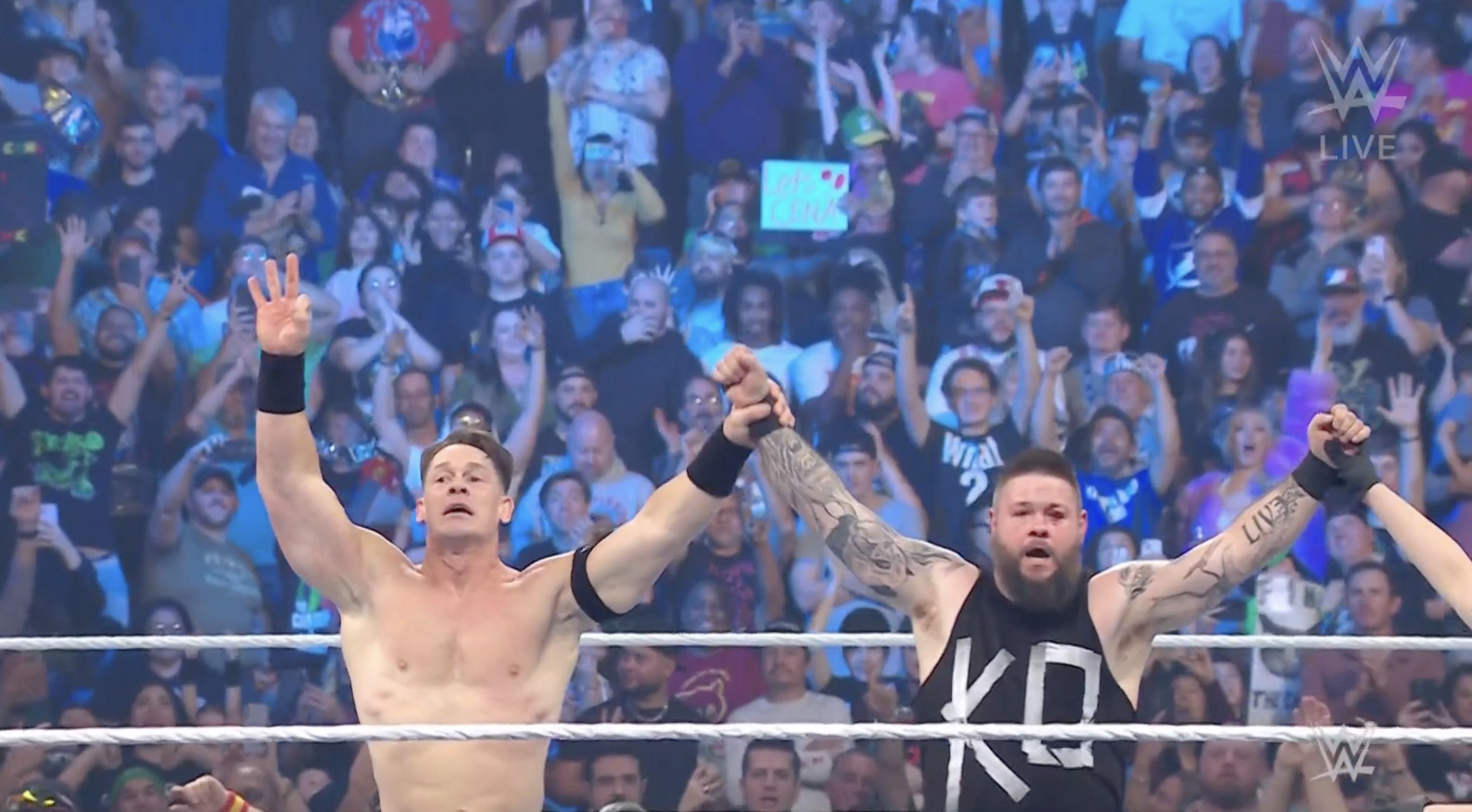 john cena wins keeps wwe streak alive