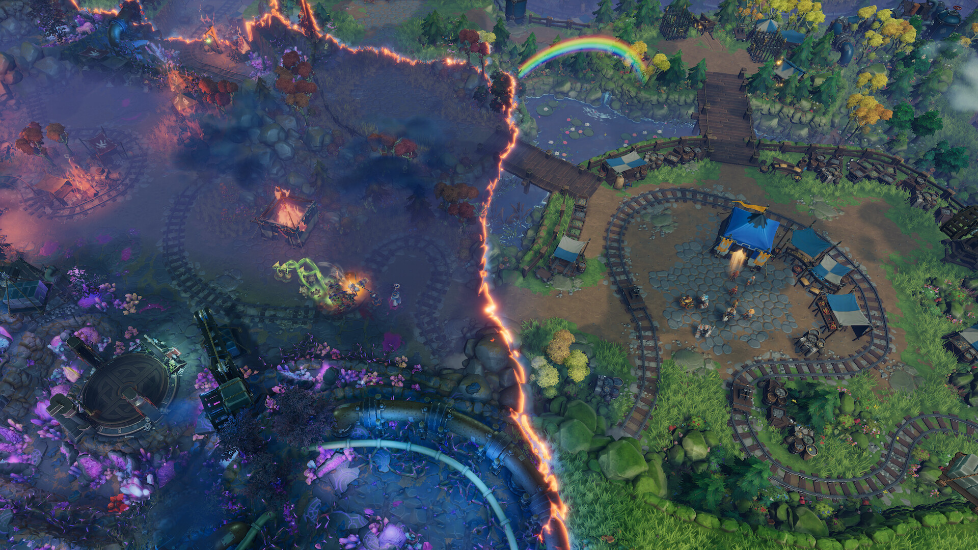 There's a glaring lack of city building sms and RTS titles but Dungeons 4 somehow accomplishes to do both well.