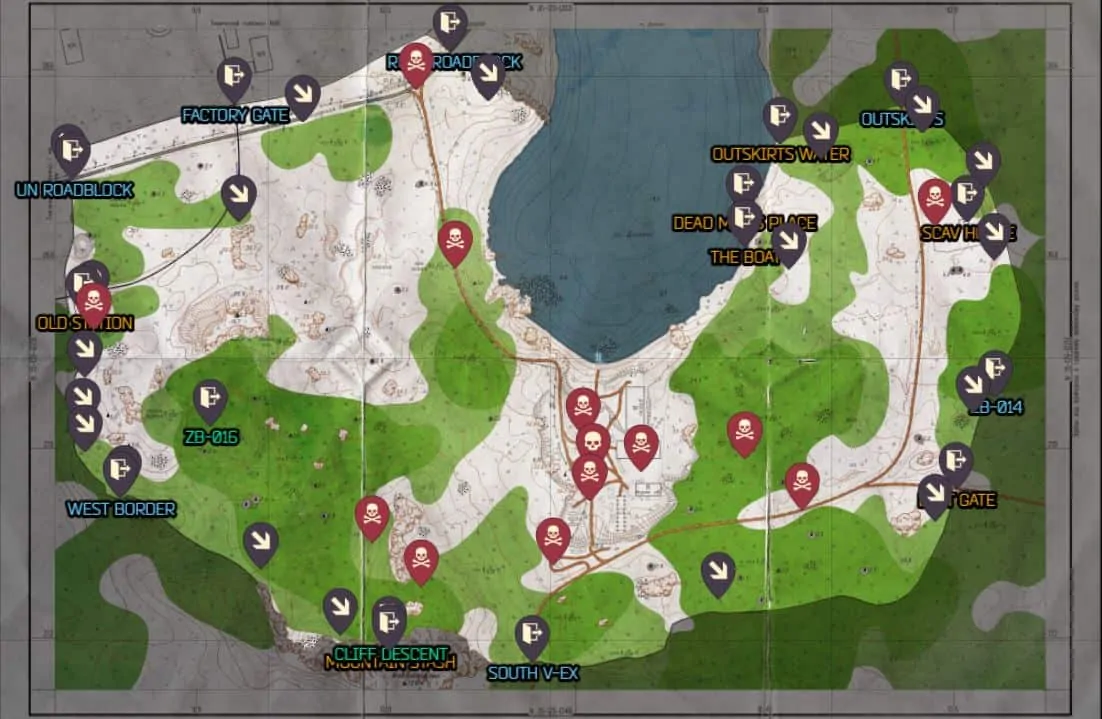 Complete Escape From Tarkov Maps Guide