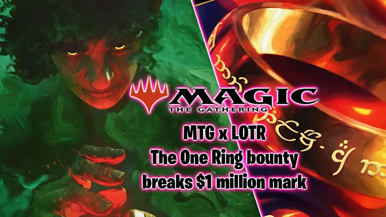 $1 million dollar bounty placed on MTG x LoTR The One Ring card