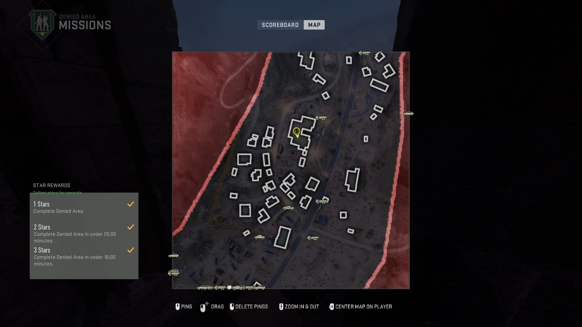 Intel Map Denied Area