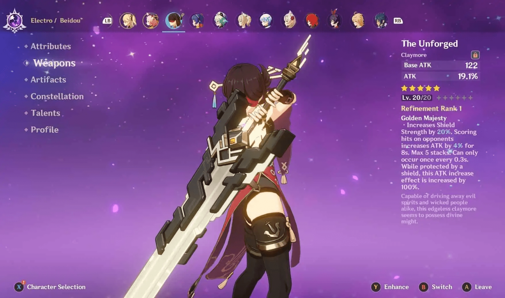 Top Builds For Beidou In Genshin Impact