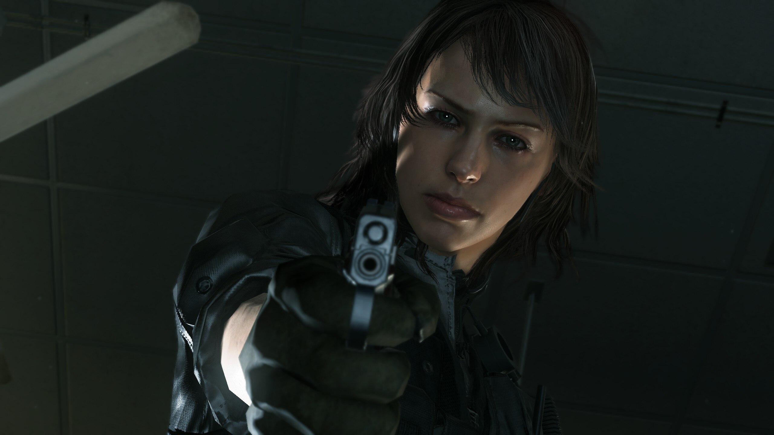 Quiet from Metal Gear Solid V: The Phantom Pain at least had an in-universe reason why she's barely wearing anything later in the game.