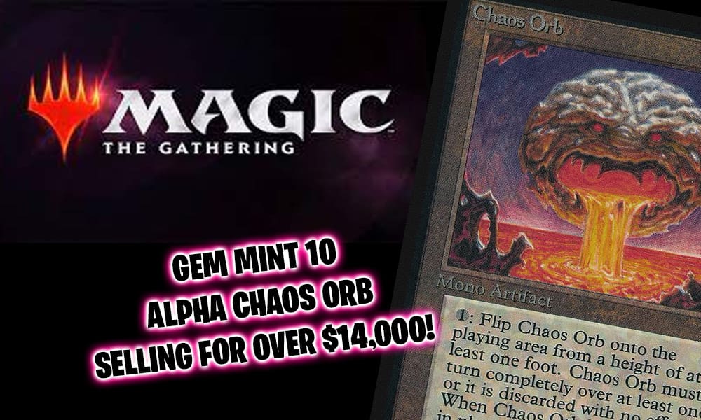 Magic: The Gathering Alpha Chaos Orb selling for over $14,000