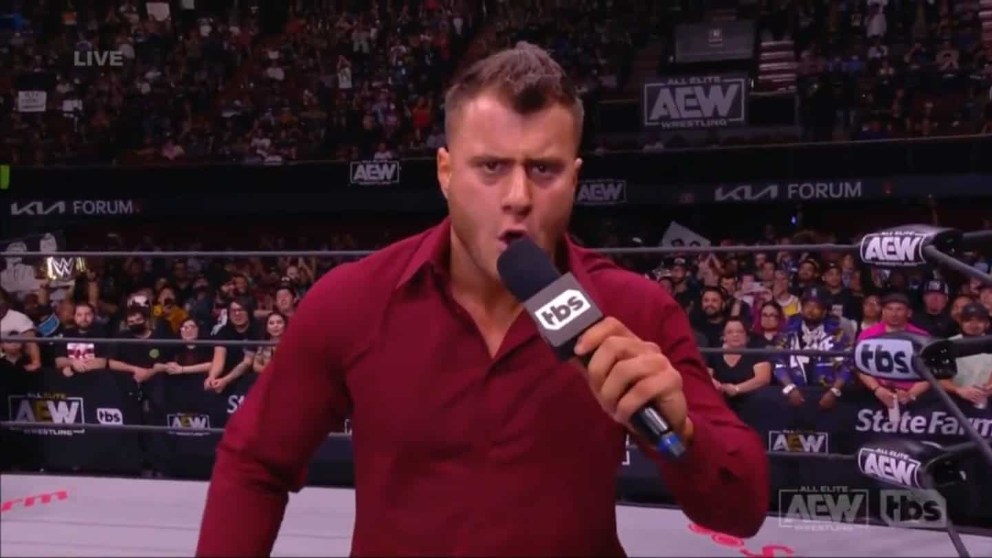 MJF is not excited to be at AEW All In in the UK