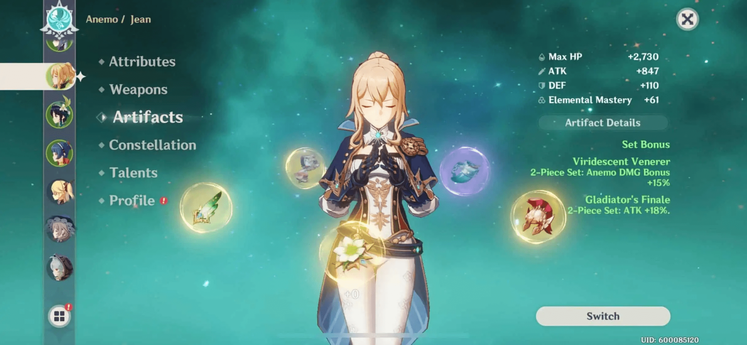 Best Builds For Jean In Genshin Impact