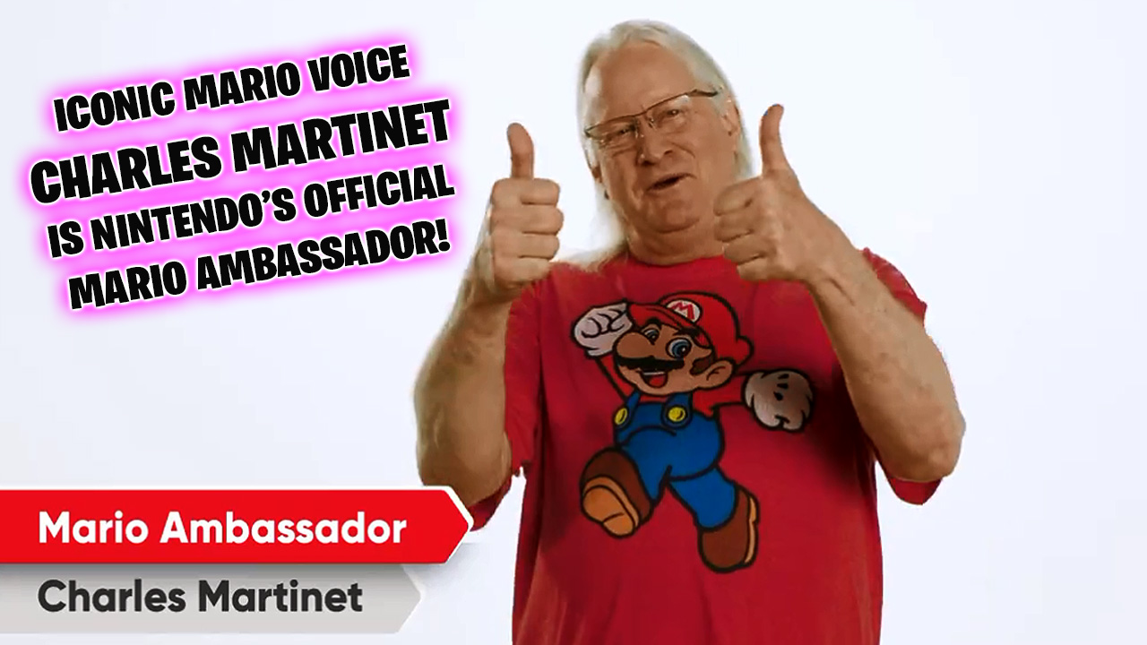 Iconic Mario voice actor Charles Martinet is the official Nintendo Mario Ambassador