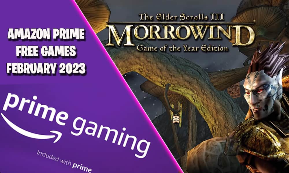 Amazon Prime February 2023 free games includes Elder Scrolls classic