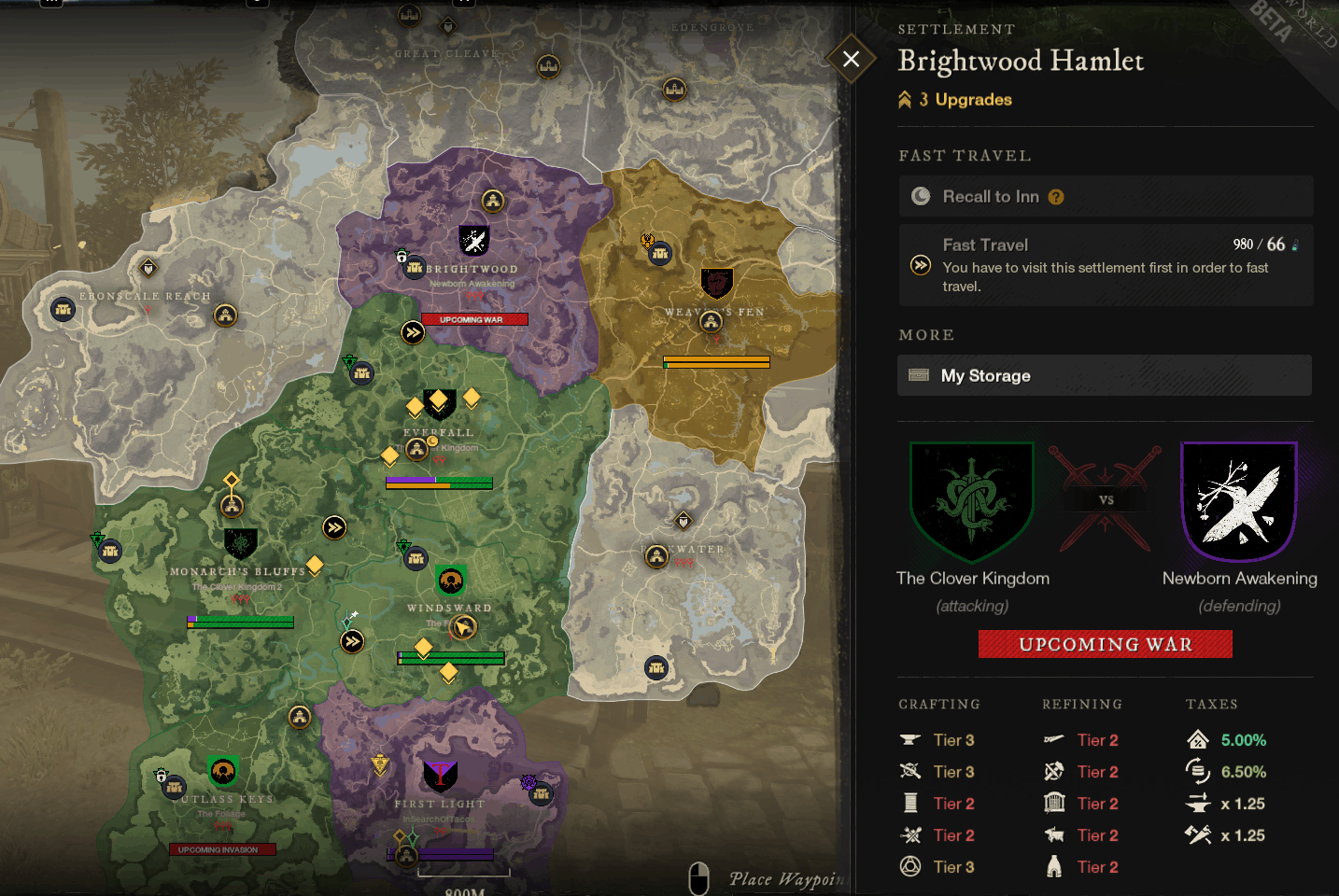New World - Factions, Companies & Territories In-depth Guide