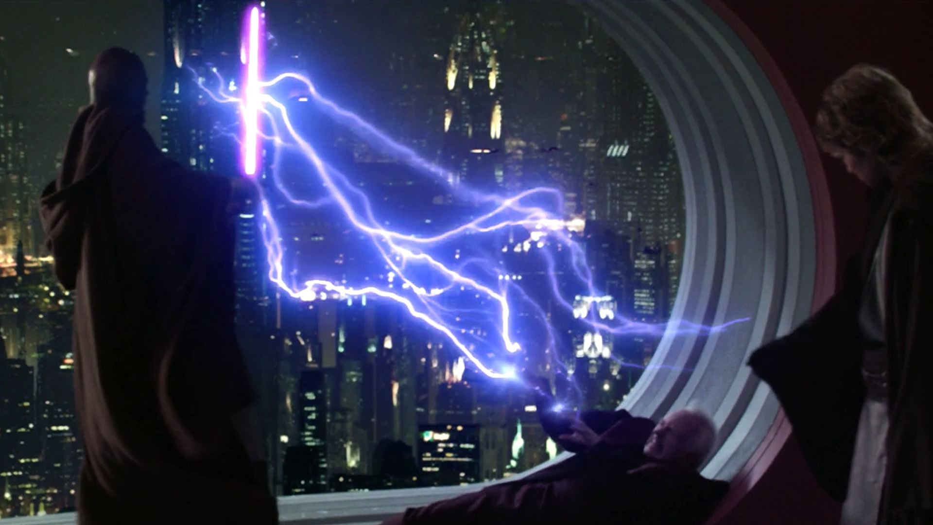 In Star Wars: Revenge of the Sith (2005), Jedi Master Mace Windu (Samuel L. Jackson) battled Senator Palpatine (Ian McDiarmid) to a standstill before the corrupted Anakin Skywalker (Hayden Christensen) disarmed him, quite literally. But Jackson states Master Windu survived this near-fatal battle.