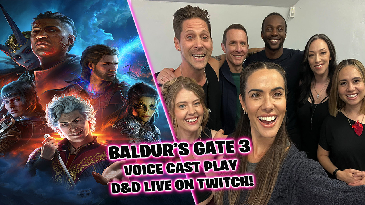 Baldur's Gate 3 cast play D&D TTRPG live on Twitch